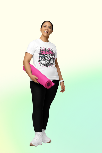 Strength Looks Different Grunge-Inspired Unisex Shirt