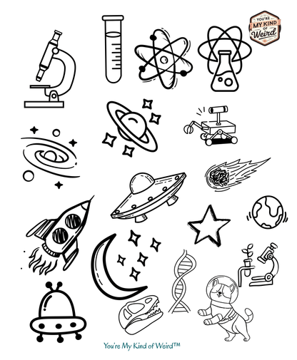Idiosyncratically Me Youth Tee *CUSTOMIZE* | Pick doodles that are meaningful to YOU - You're My Kind of Weird