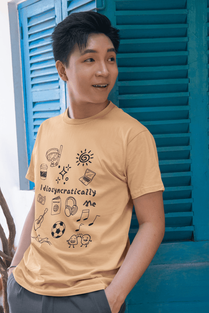 Customized Idiosyncratically Me doodle collage tee - You're My Kind of Weird