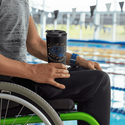 Wired for Wonder Travel Mug (15oz) - You're My Kind of Weird