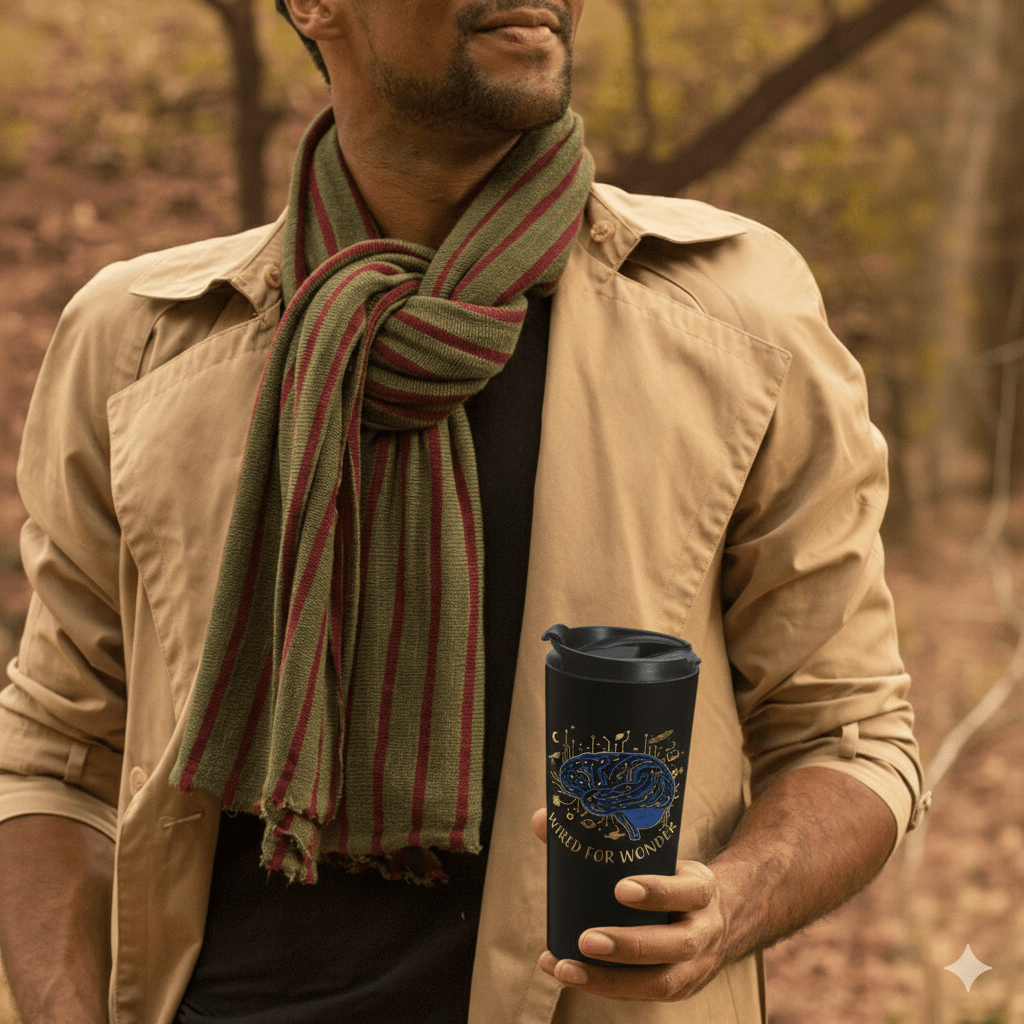 Wired for Wonder Travel Mug (15oz) - You're My Kind of Weird