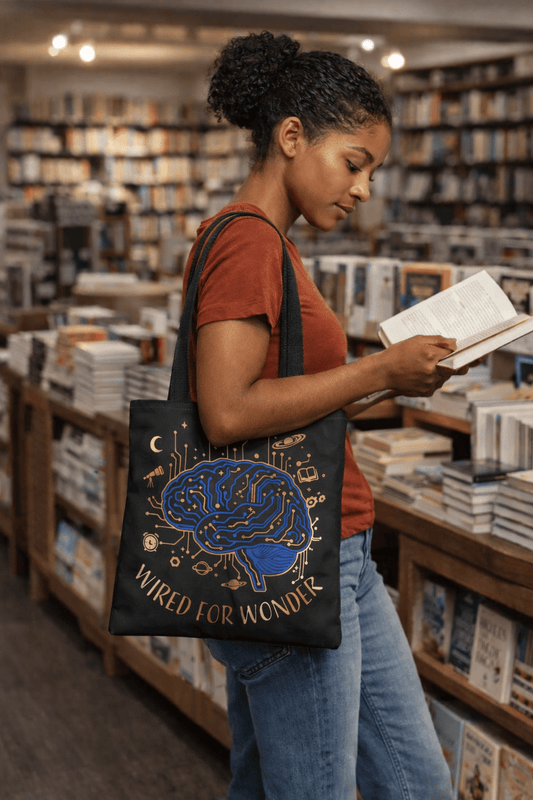 Wired for Wonder Tote Bag - You're My Kind of Weird