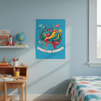 Bold Color Wired for Wonder Art Print - You're My Kind of Weird