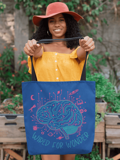 Wired for Wonder Tote – Neon Circuit Edition - You're My Kind of Weird