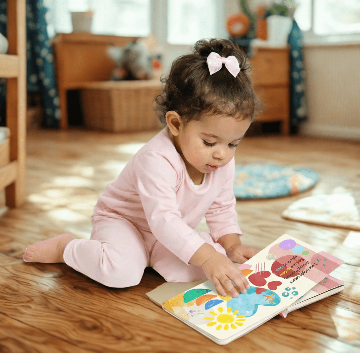 Personalized Baby Board Book "Wired for Wonder: Hello, Senses" A First Sensory Book - You're My Kind of Weird