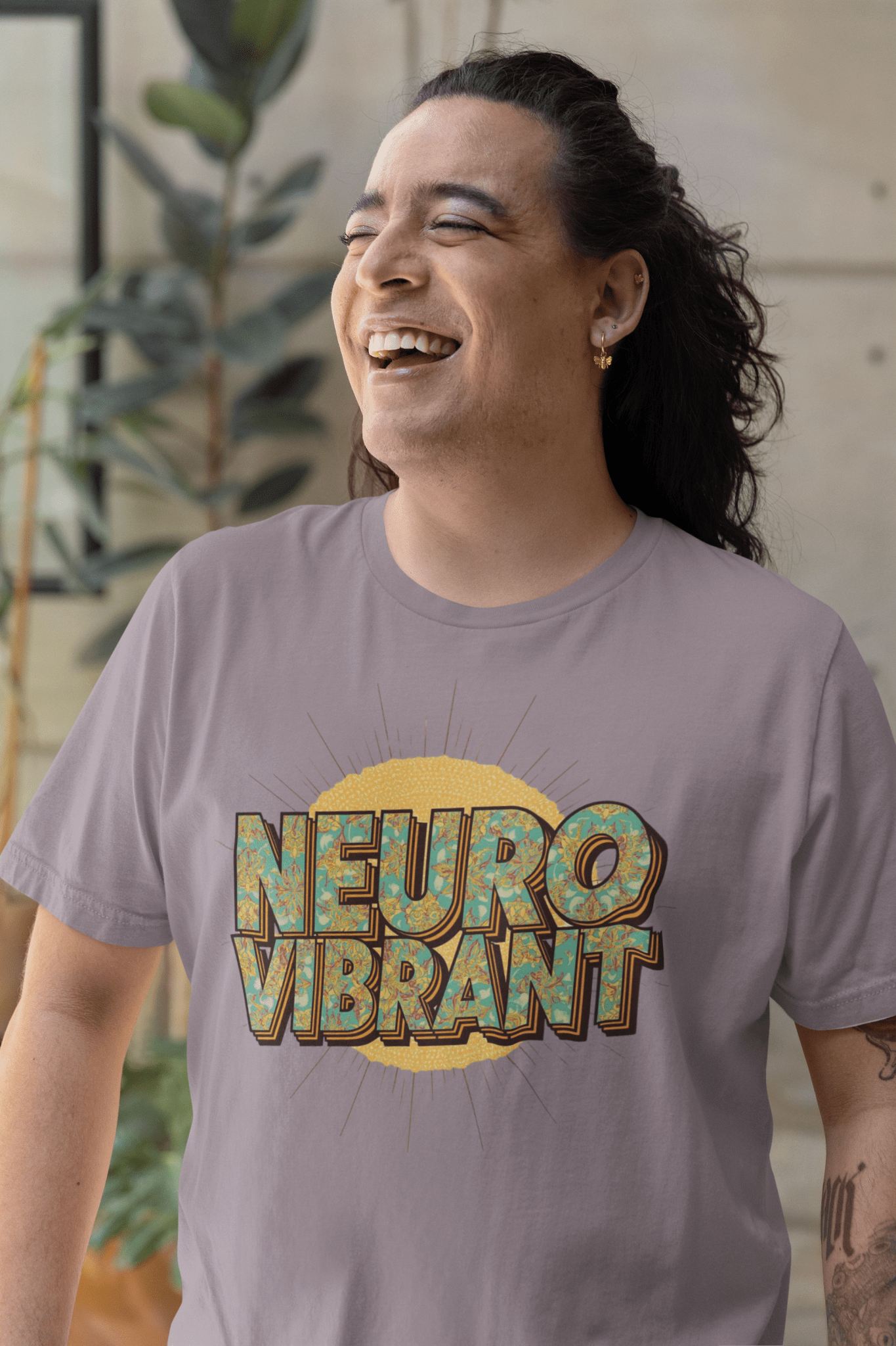 Neuro Vibrant Tee — Retro Graphic T-Shirt - You're My Kind of Weird