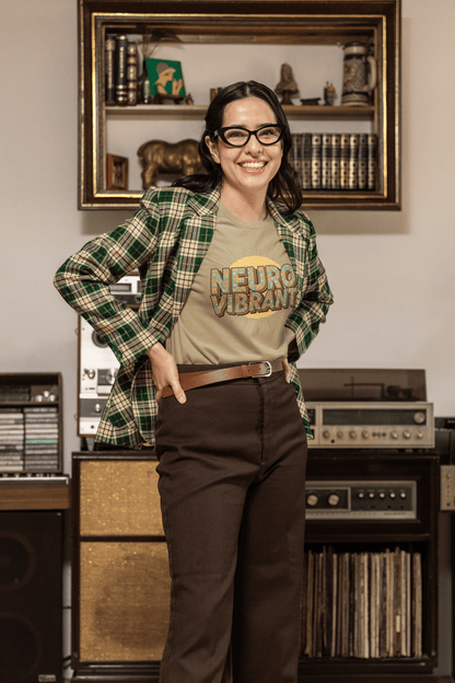 Neuro Vibrant Tee — Retro Graphic T-Shirt - You're My Kind of Weird