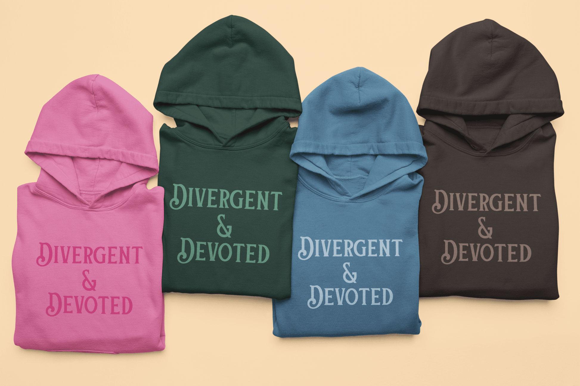 Divergent & Devoted Hoodie - You're My Kind of Weird