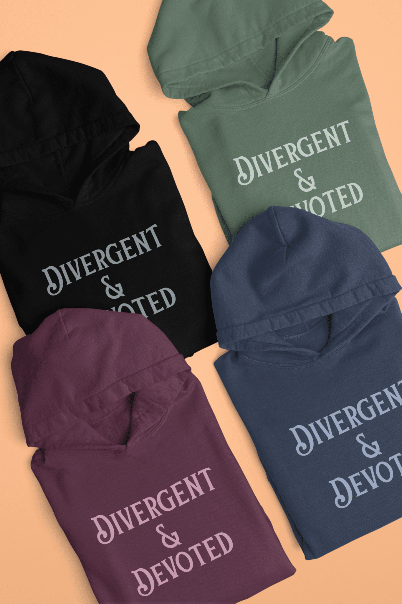 Divergent & Devoted Hoodie - You're My Kind of Weird