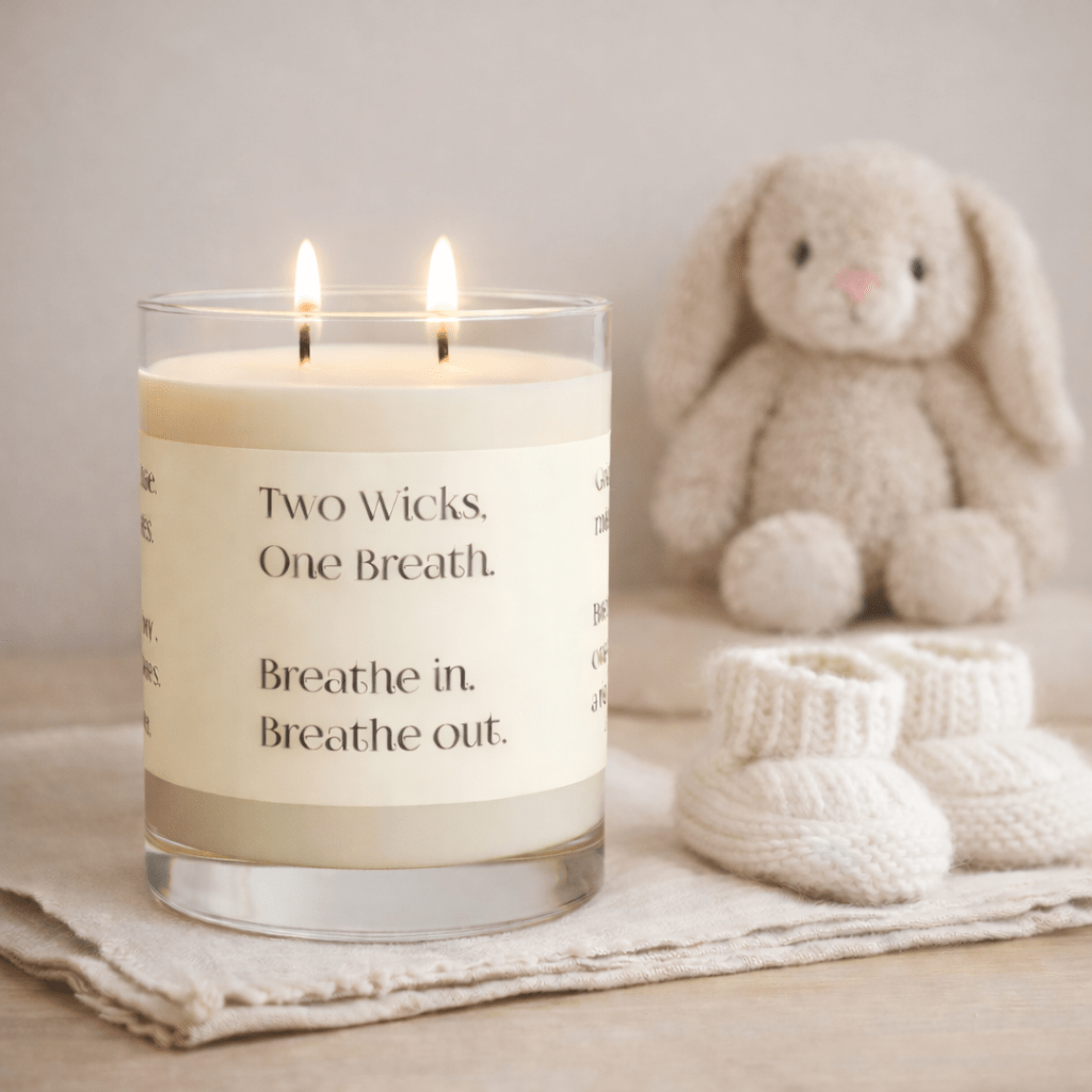 Two Wicks One Breath Sympathy Candle | Bereavement and Grief Gift - You're My Kind of Weird