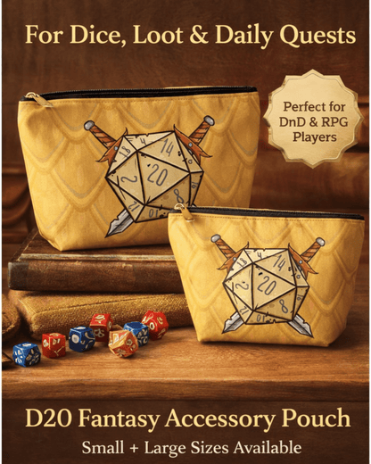 D20 Dice Accessory Pouch for RPG Gamers | DnD Dice Bag - You're My Kind of Weird