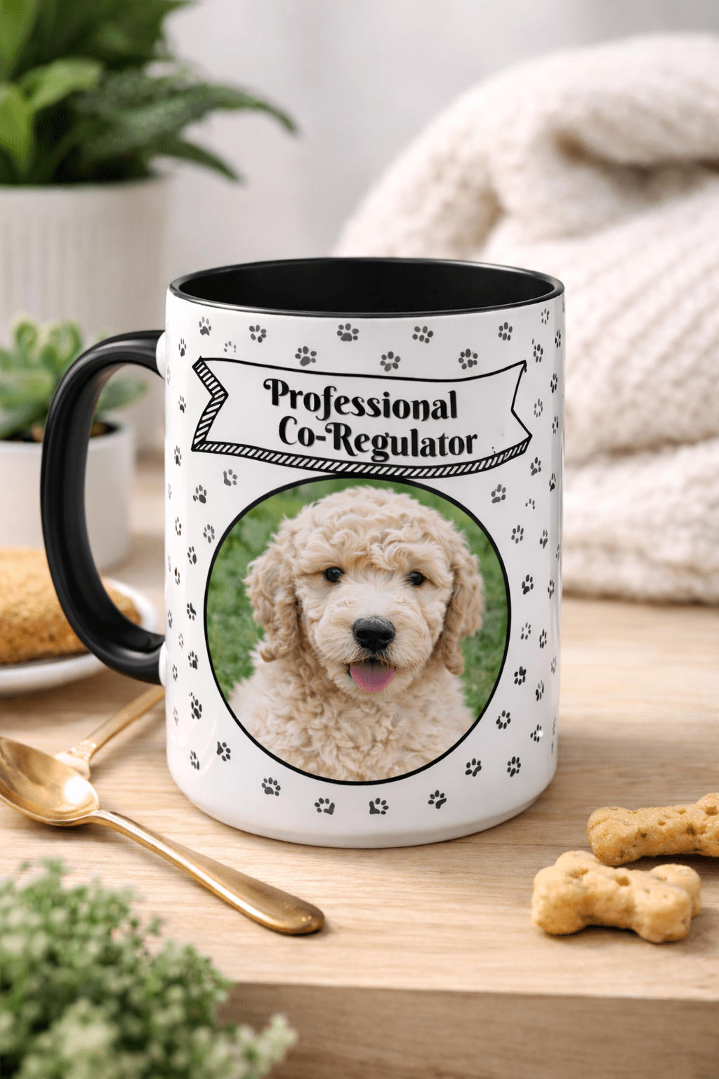 Professional Co - Regulator Custom Pet Mug, Personalized Dog or Cat Photo Mug - You're My Kind of Weird