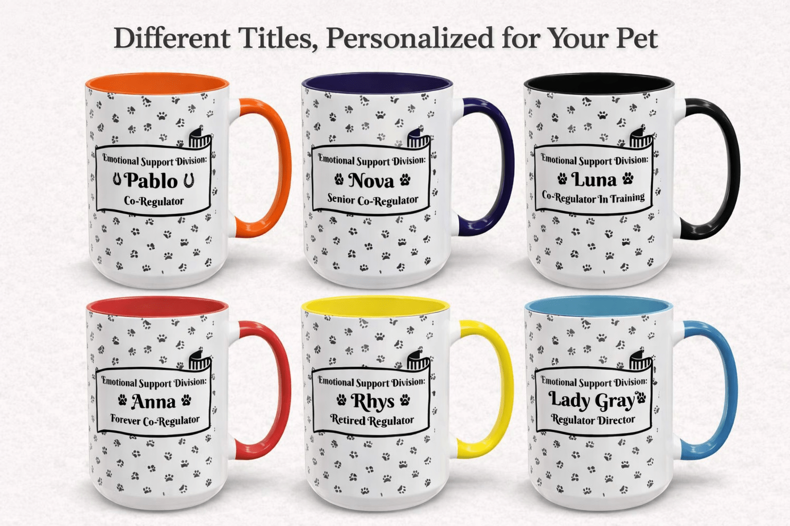 Professional Co - Regulator Custom Pet Mug, Personalized Dog or Cat Photo Mug - You're My Kind of Weird