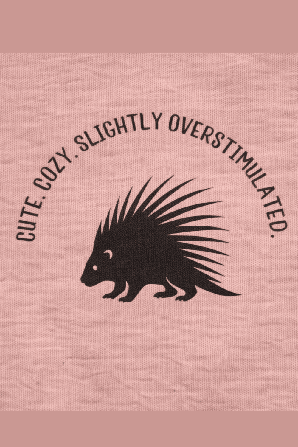 Cute Cozy Slightly Overstimulated Porcupine Shirt - You're My Kind of Weird
