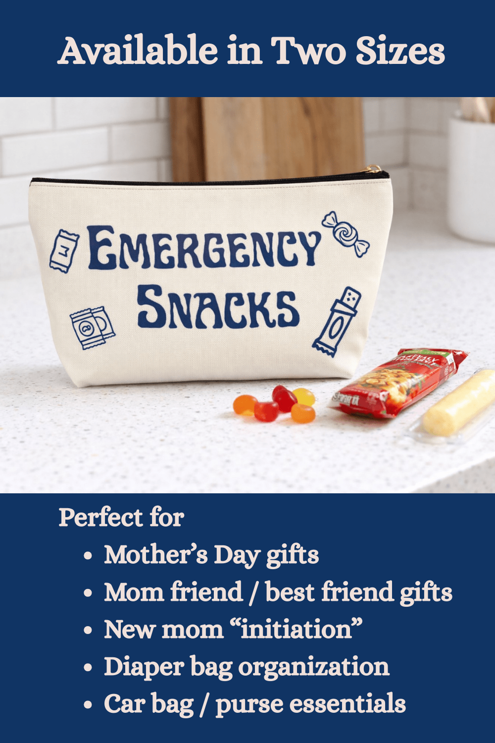 Emergency Snacks Pouch, Weird Moms Society Bag, Mom Friend Gift - You're My Kind of Weird