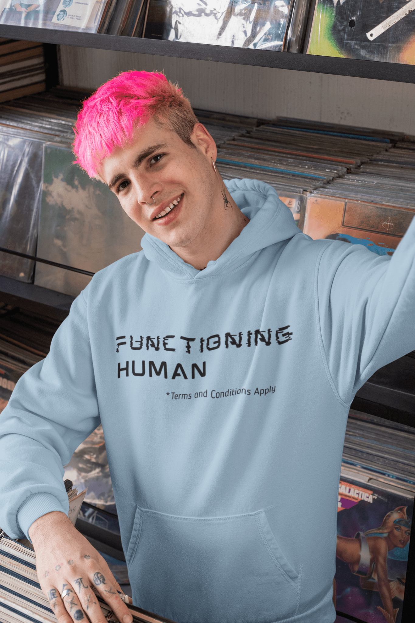Functioning Human Hoodie - You're My Kind of Weird