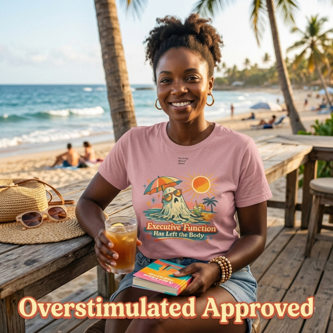 Executive Function Has Left the Body Tee | Neurodivergent Summerween Ghost Shirt - You're My Kind of Weird