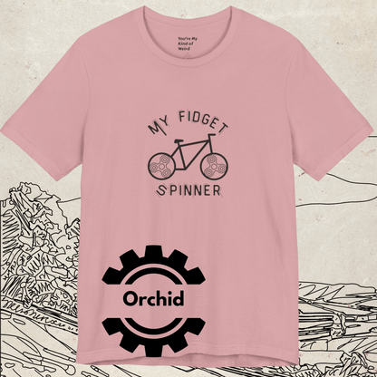 My Fidget Spinner Bike Shirt, Neurodivergent Cycling Tee - You're My Kind of Weird
