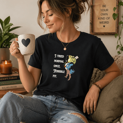 Funny Frog Neurodiversity Shirt "I Tried Normal Once. Terrible Fit." - You're My Kind of Weird