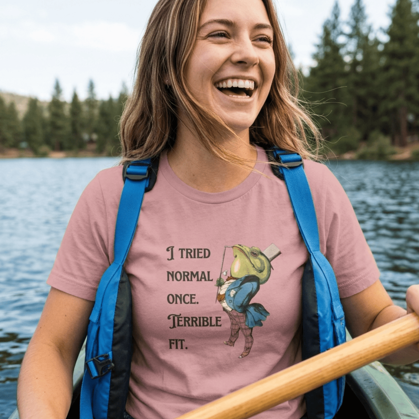 Funny Frog Neurodiversity Shirt "I Tried Normal Once. Terrible Fit." - You're My Kind of Weird