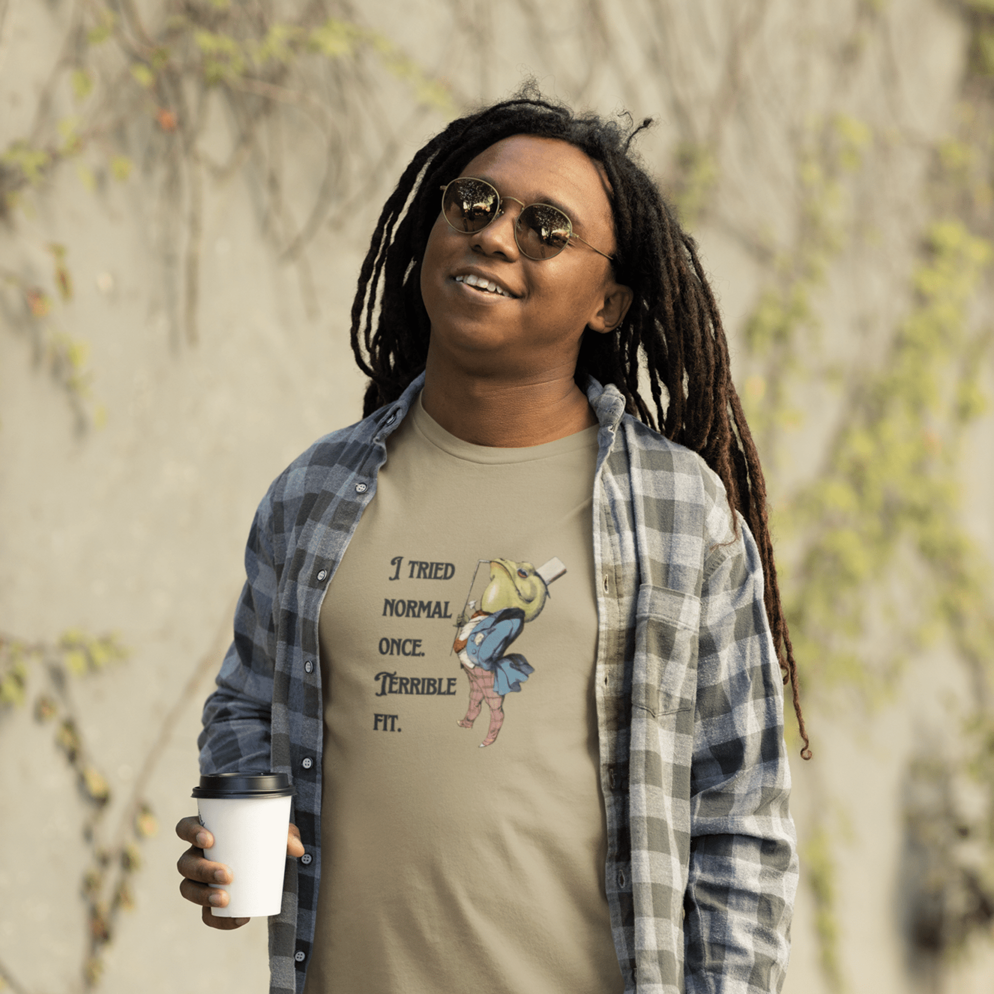 Funny Frog Neurodiversity Shirt "I Tried Normal Once. Terrible Fit." - You're My Kind of Weird
