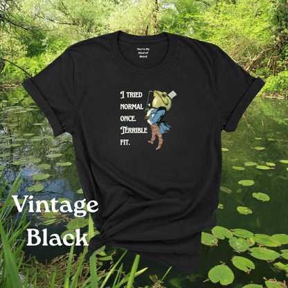 Funny Frog Neurodiversity Shirt "I Tried Normal Once. Terrible Fit." - You're My Kind of Weird