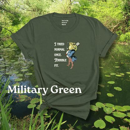 Funny Frog Neurodiversity Shirt "I Tried Normal Once. Terrible Fit." - You're My Kind of Weird