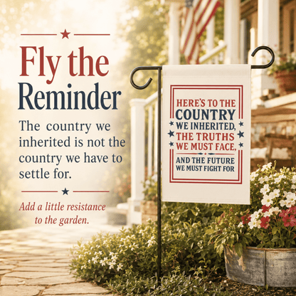 4th of July Protest Garden Flag, Liberal Patriotic Yard Banner, Independence Day Outdoor Decor - You're My Kind of Weird