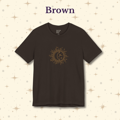 Celestial Moon Shirt, Whimsigoth Graphic Tee - You're My Kind of Weird