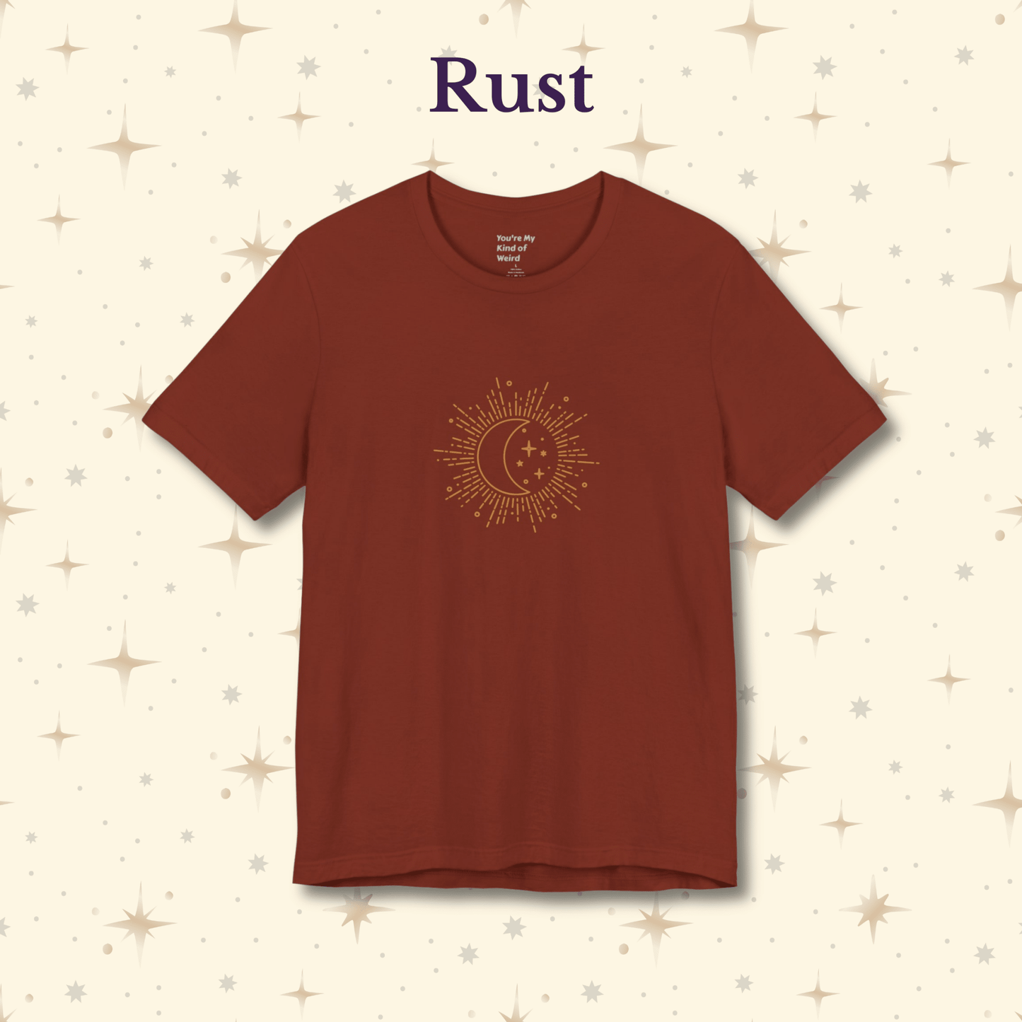 Celestial Moon Shirt, Whimsigoth Graphic Tee - You're My Kind of Weird