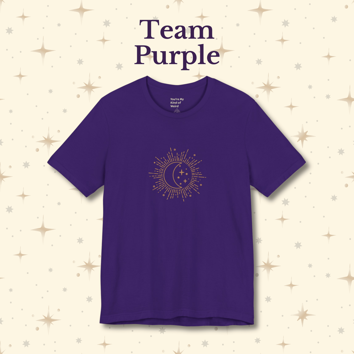 Celestial Moon Shirt, Whimsigoth Graphic Tee - You're My Kind of Weird