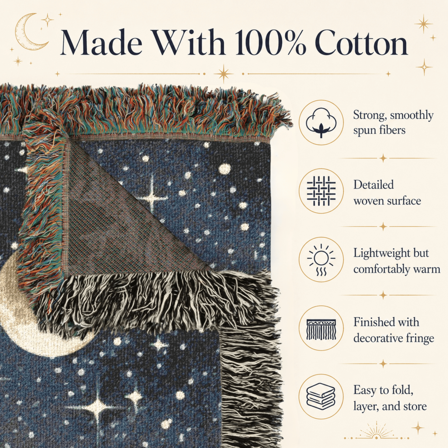 Celestial Dragon Woven Blanket, Fantasy Throw Blanket - You're My Kind of Weird