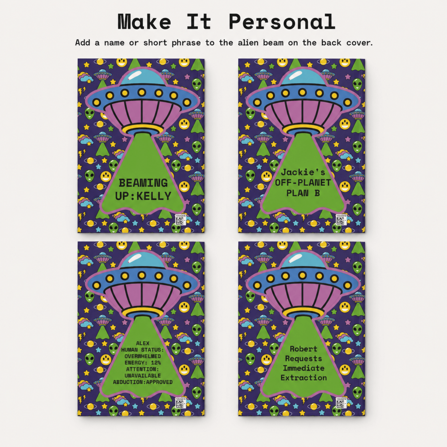 Simultaneously Bored and Overwhelmed alien ADHD journal - You're My Kind of Weird