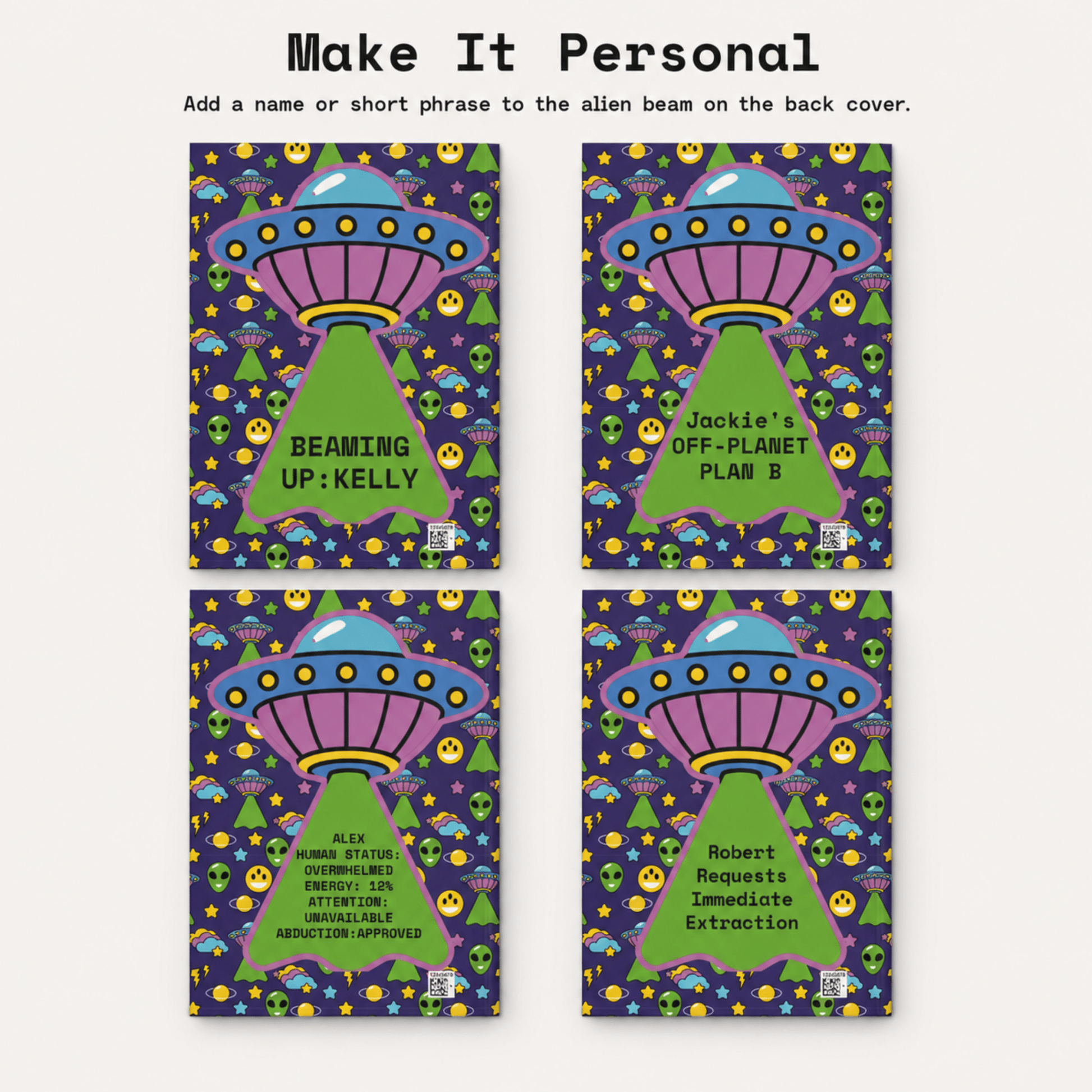 Simultaneously Bored and Overwhelmed alien ADHD journal - You're My Kind of Weird