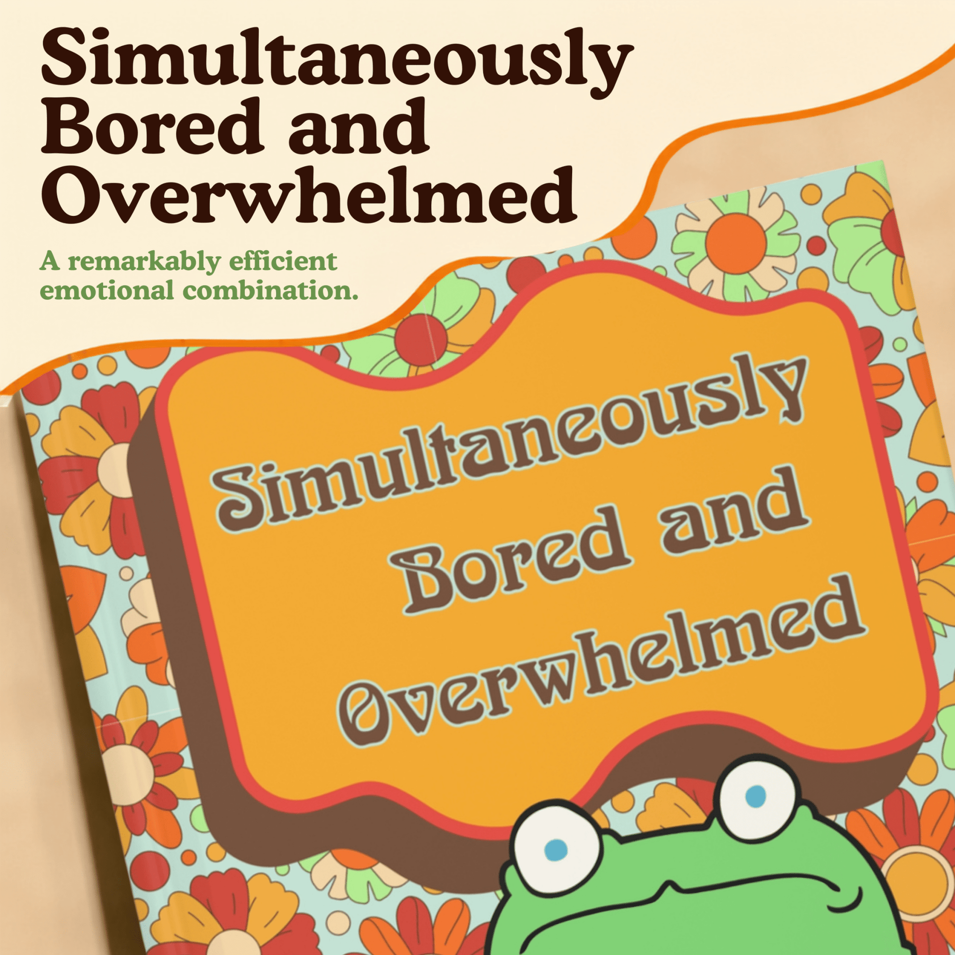 Personalized ADHD Journal, Custom Frog Notebook, AuDHD Gift - You're My Kind of Weird