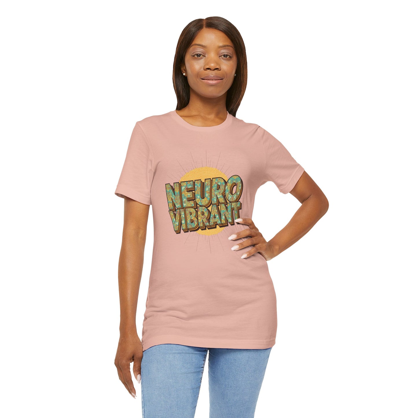 Neuro Vibrant Tee — Retro Graphic T-Shirt - You're My Kind of Weird