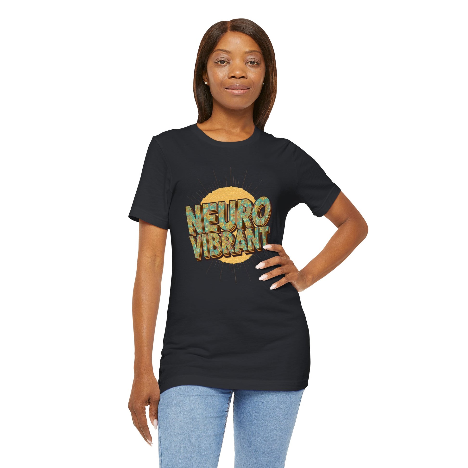 Neuro Vibrant Tee — Retro Graphic T-Shirt - You're My Kind of Weird