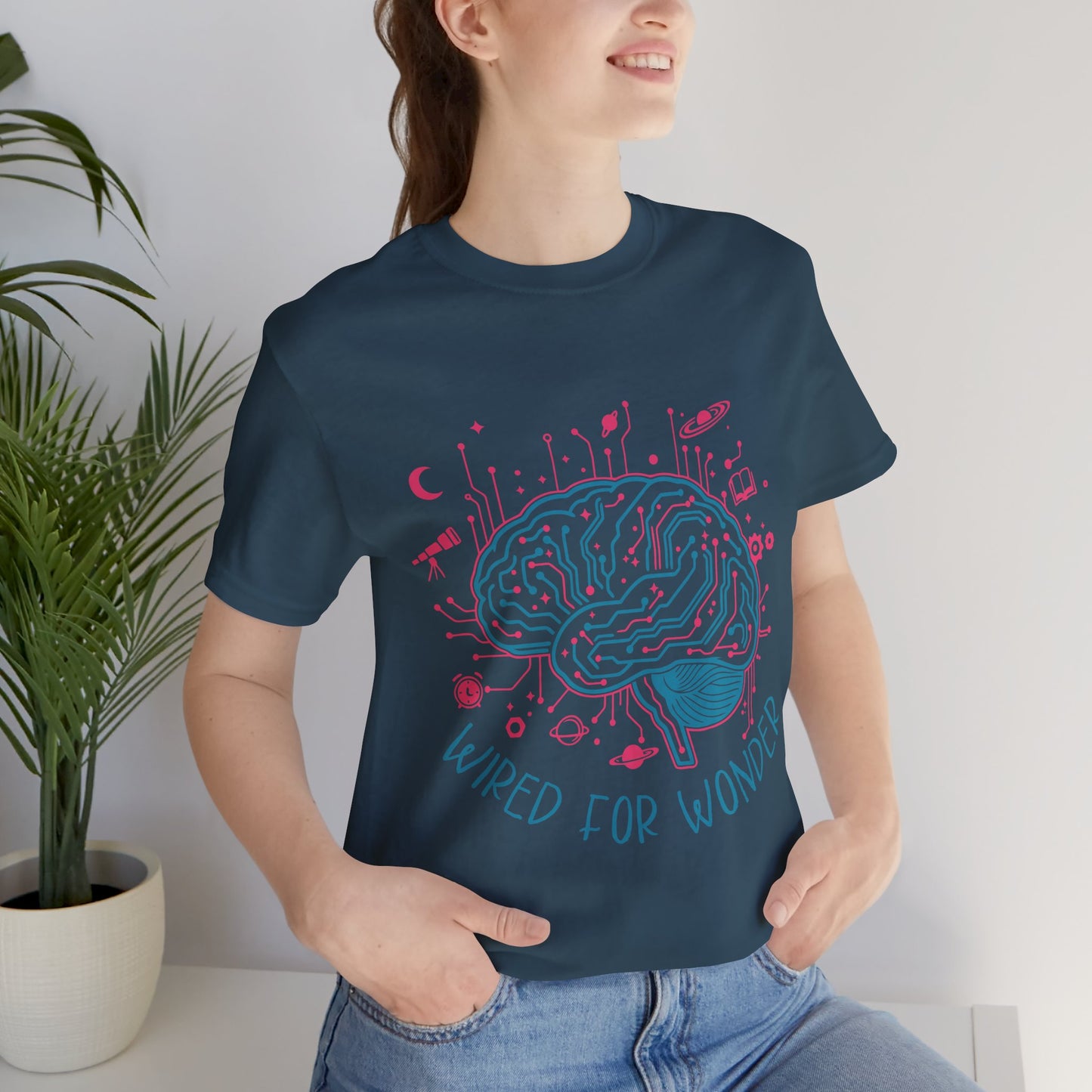 Wired for Wonder — Neurodivergent Curiosity Tee (Adult Unisex) - You're My Kind of Weird