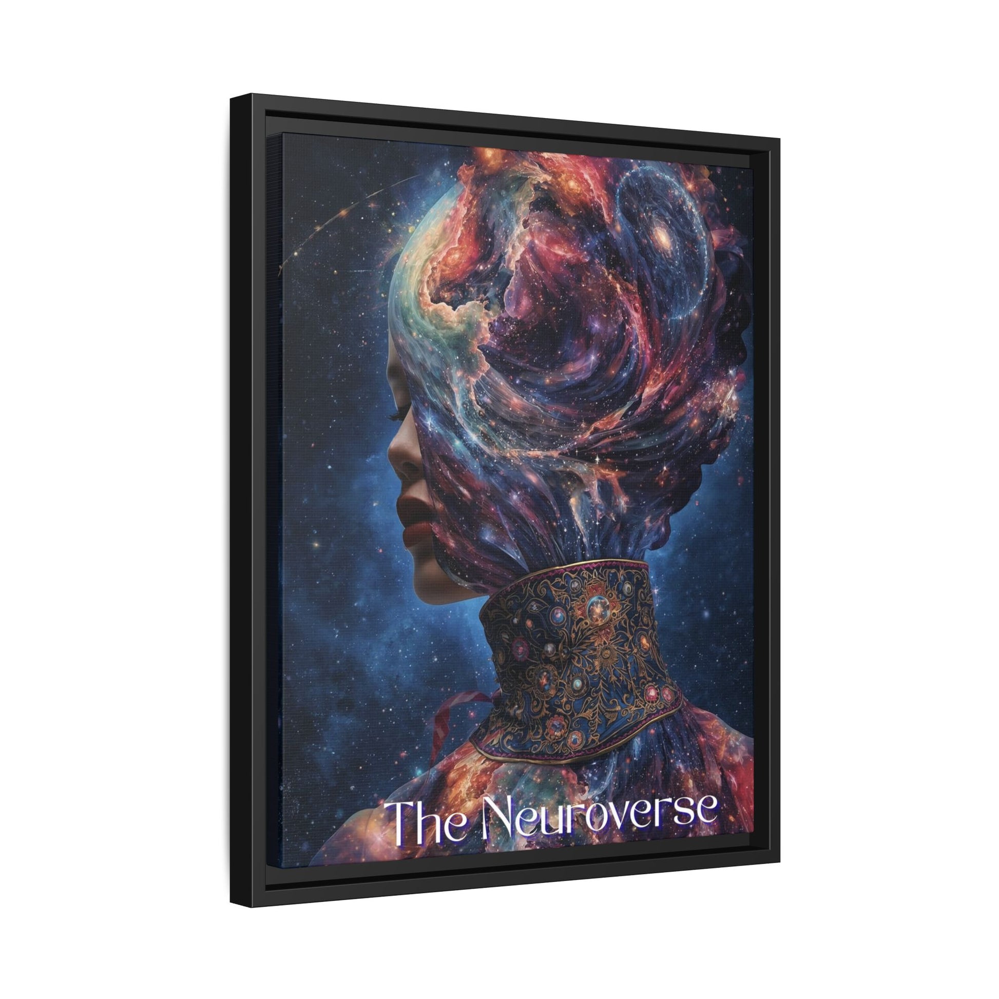 Neuroverse Framed Canvas – Cosmic Wall Art for Creative & Curious Minds | Vibrant Galaxy - Inspired Home Decor - You're My Kind of Weird