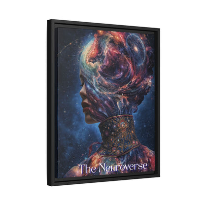 Neuroverse Framed Canvas – Cosmic Wall Art for Creative & Curious Minds | Vibrant Galaxy - Inspired Home Decor - You're My Kind of Weird