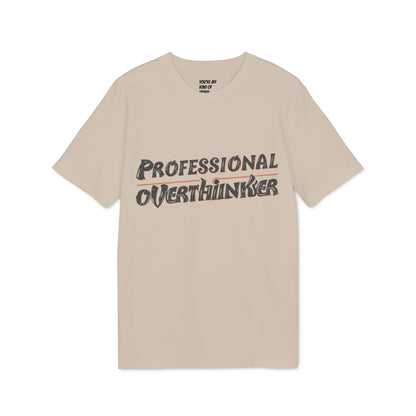 Professional Overthinker Unisex T-shirt, Creative Humor Tee, Gift for Thinkers, Casual Wear, Perfect for Birthdays, Friends, Relaxed Style