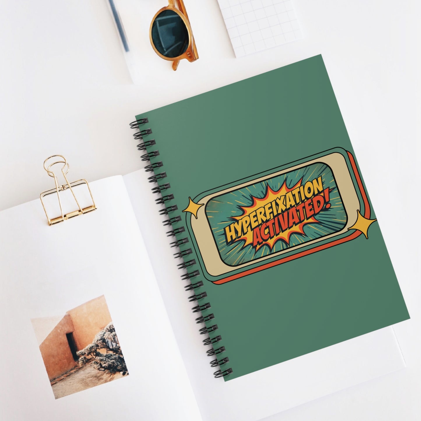 Hyperfixation Activated – Spiral Notebook | Quirky Journal for Creative Minds | Gifts for Artists, Students, and Writers | Back to School, [...] - You're My Kind of Weird