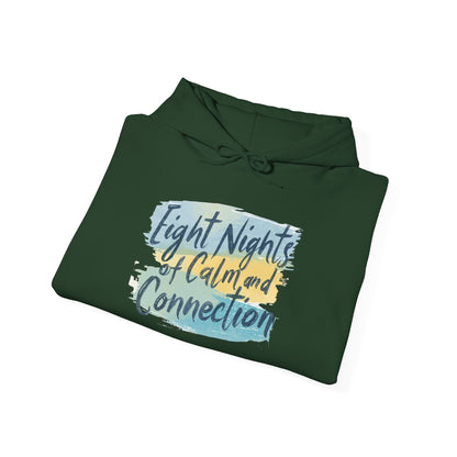 Eight Nights of Calm and Connection Hoodie | Cozy Hanukkah Sweatshirt - You're My Kind of Weird