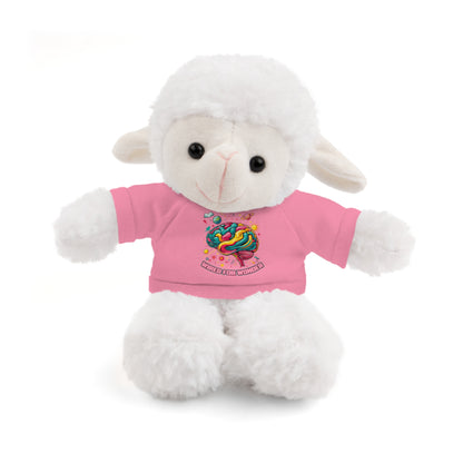 Plush Animals with Colorful Wired for Wonder shirt - You're My Kind of Weird