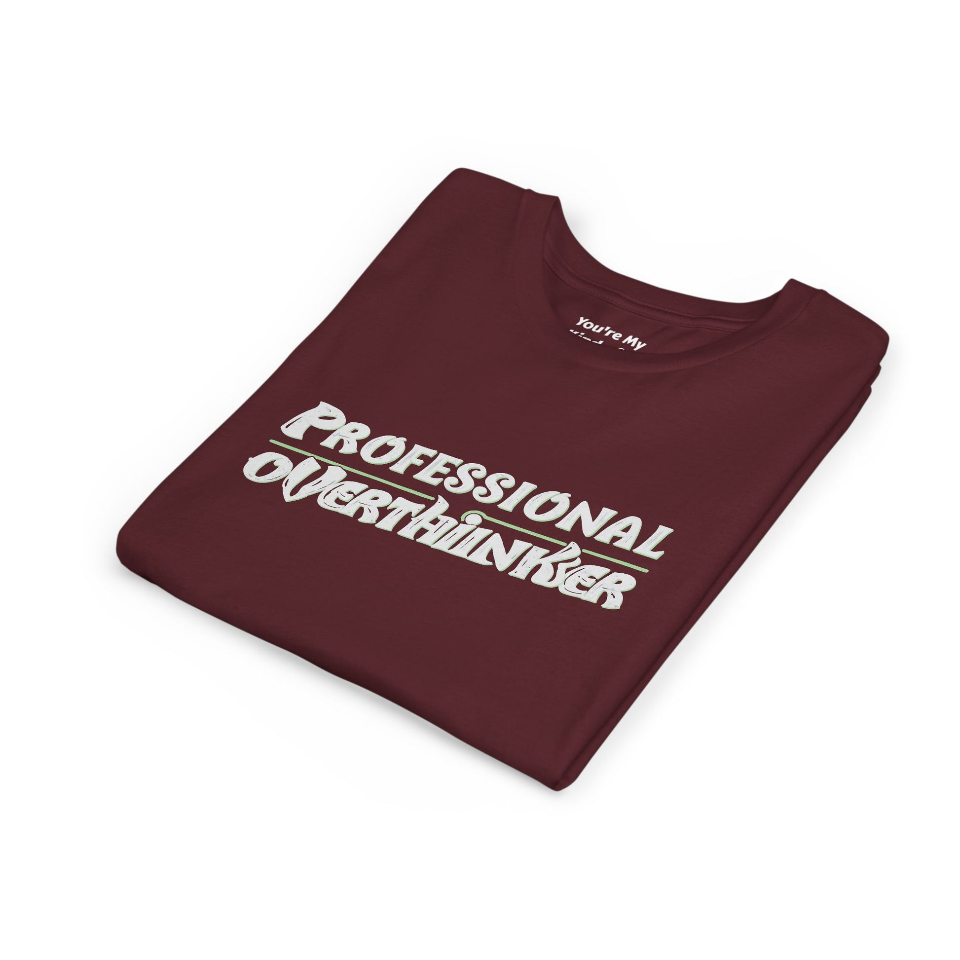 Professional Overthinker Kids T-Shirt – Soft Youth Tee for Creative Thinkers - You're My Kind of Weird