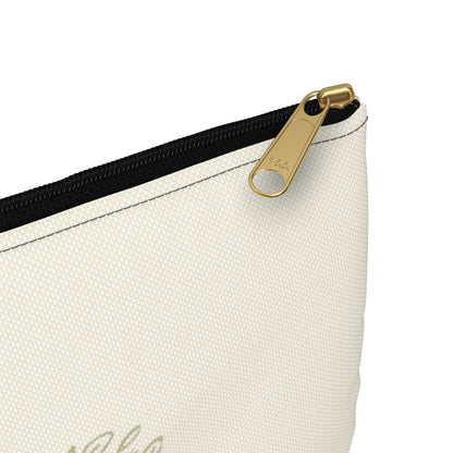 Emotional Support Bridesmaid Accessory Pouch: Floral Makeup & Jewelry Bag for Wedding Party - You're My Kind of Weird