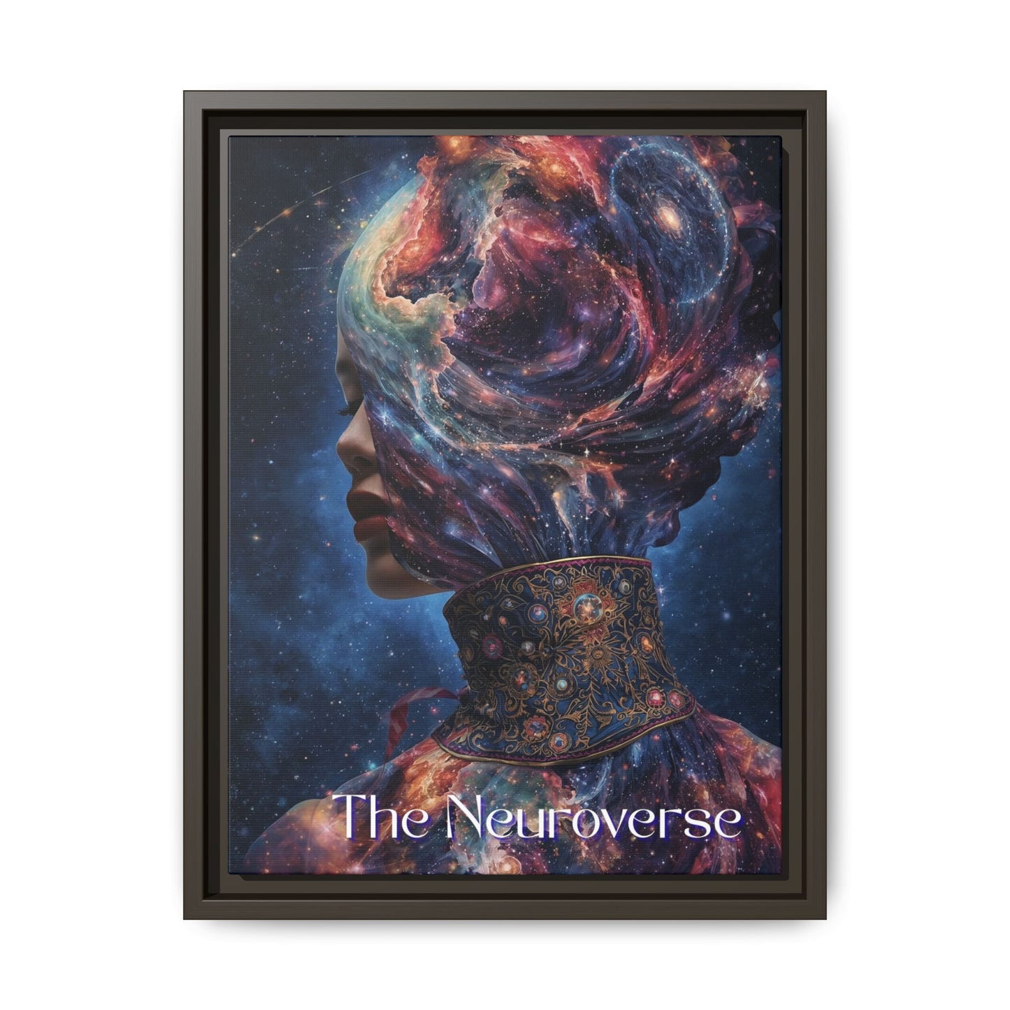 Neuroverse Framed Canvas – Cosmic Wall Art for Creative & Curious Minds | Vibrant Galaxy - Inspired Home Decor - You're My Kind of Weird