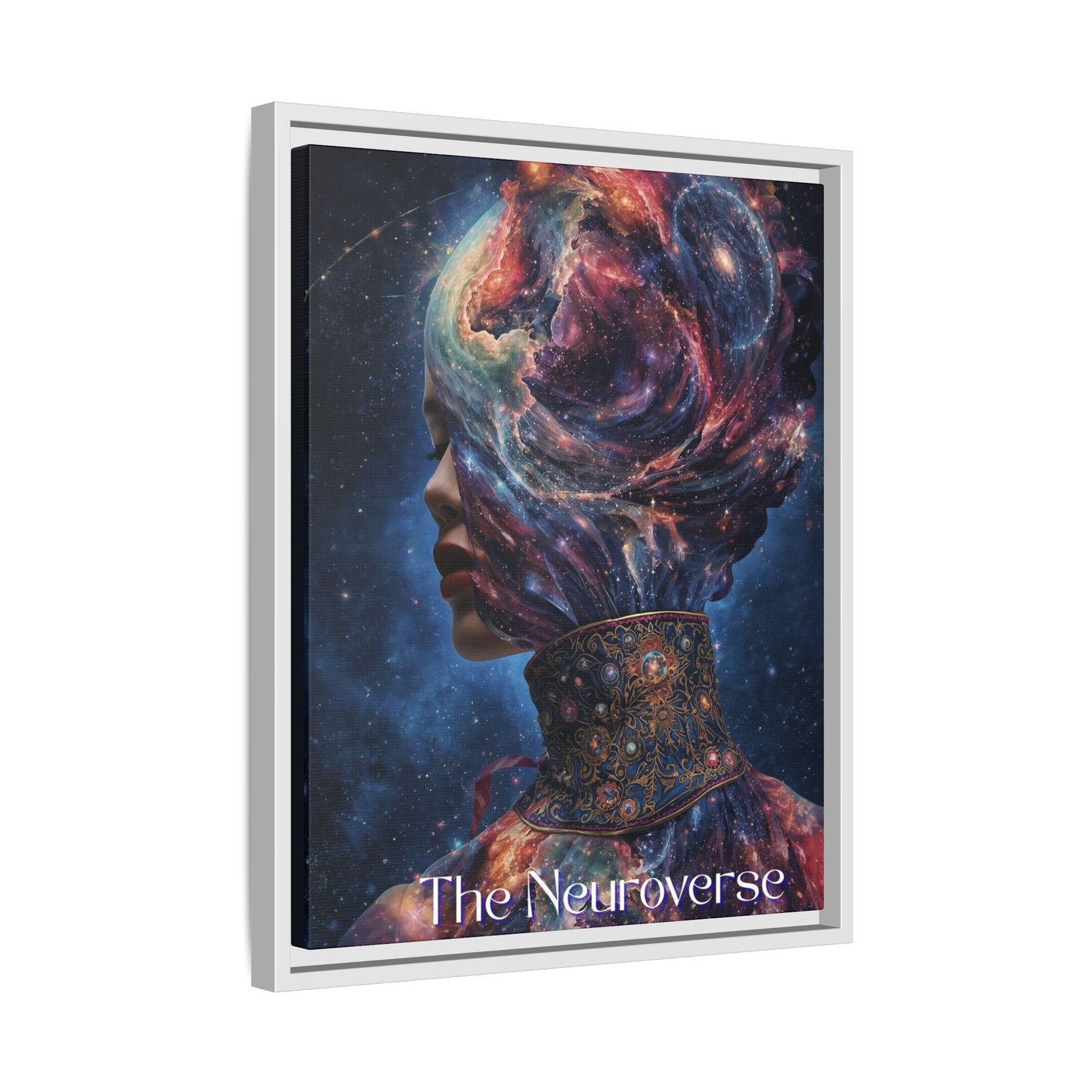 Neuroverse Framed Canvas – Cosmic Wall Art for Creative & Curious Minds | Vibrant Galaxy - Inspired Home Decor - You're My Kind of Weird