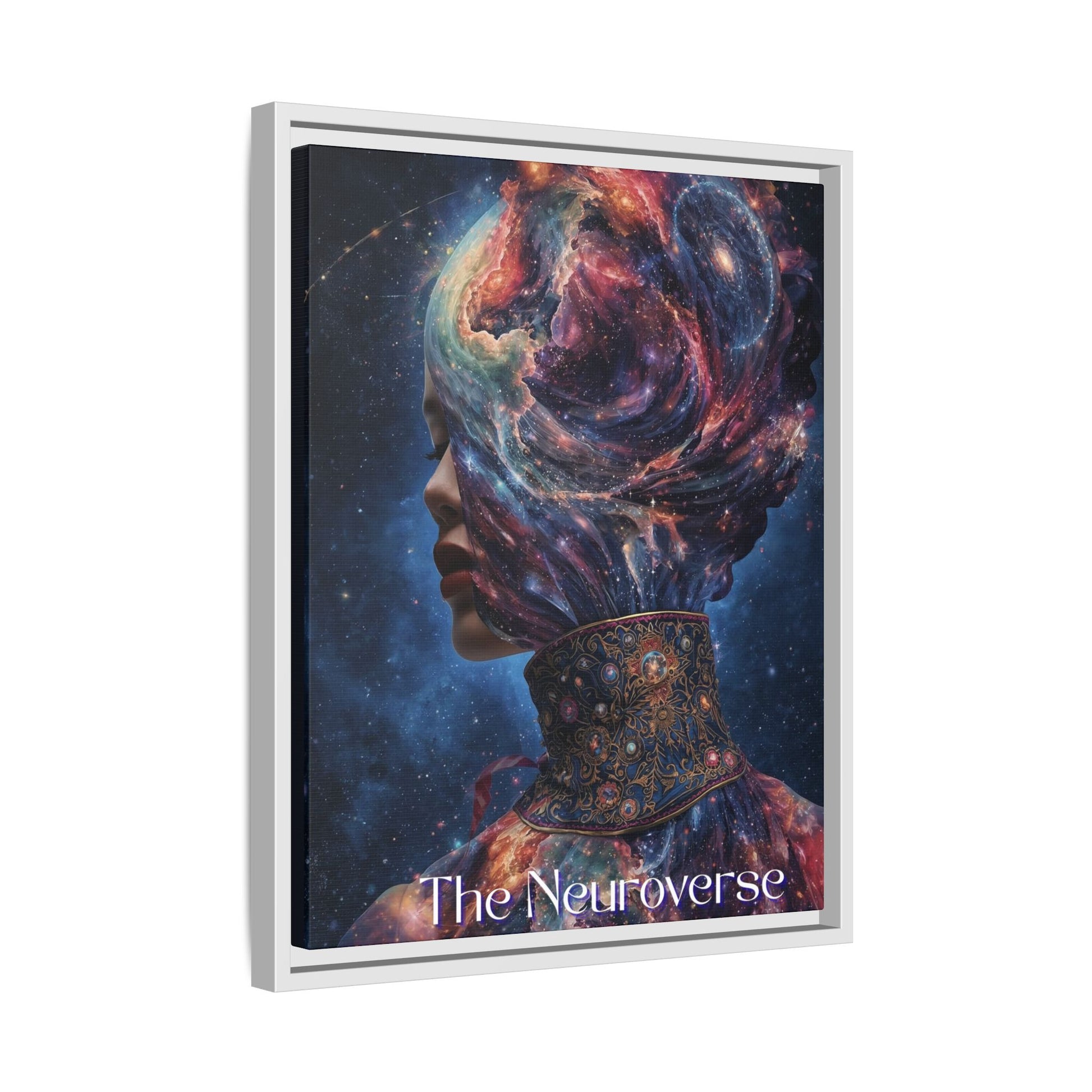 Neuroverse Framed Canvas – Cosmic Wall Art for Creative & Curious Minds | Vibrant Galaxy - Inspired Home Decor - You're My Kind of Weird