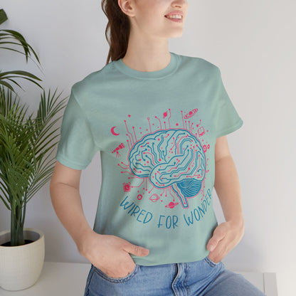 Wired for Wonder — Neurodivergent Curiosity Tee (Adult Unisex) - You're My Kind of Weird